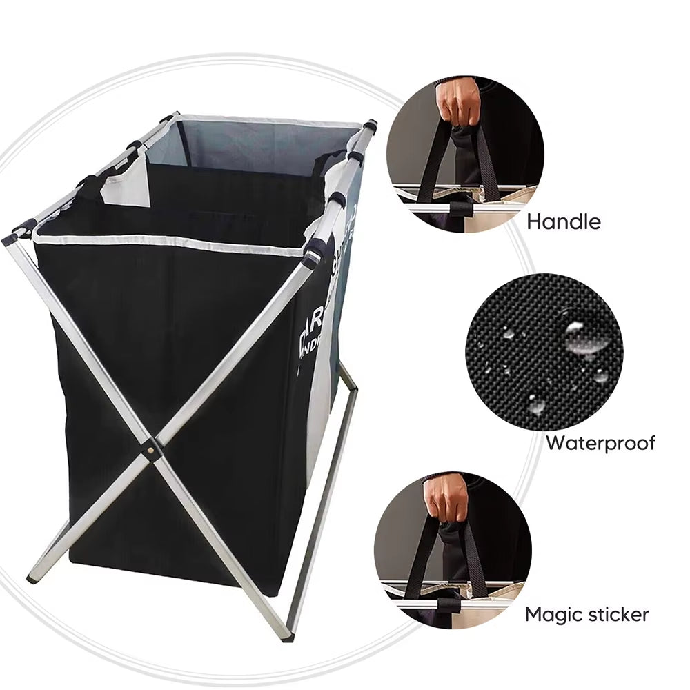 [UK Stock] Foldable Dirty Laundry Basket Home Large Dirty Clothes Laundry Hamper Storage Bag Clothes Storage Laundry Sorter Bin