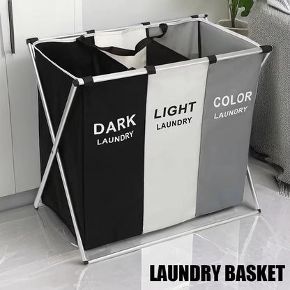 [UK Stock] Foldable Dirty Laundry Basket Home Large Dirty Clothes Laundry Hamper Storage Bag Clothes Storage Laundry Sorter Bin