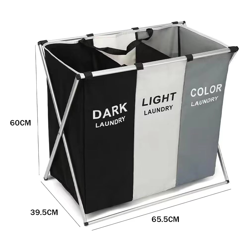 [UK Stock] Foldable Dirty Laundry Basket Home Large Dirty Clothes Laundry Hamper Storage Bag Clothes Storage Laundry Sorter Bin